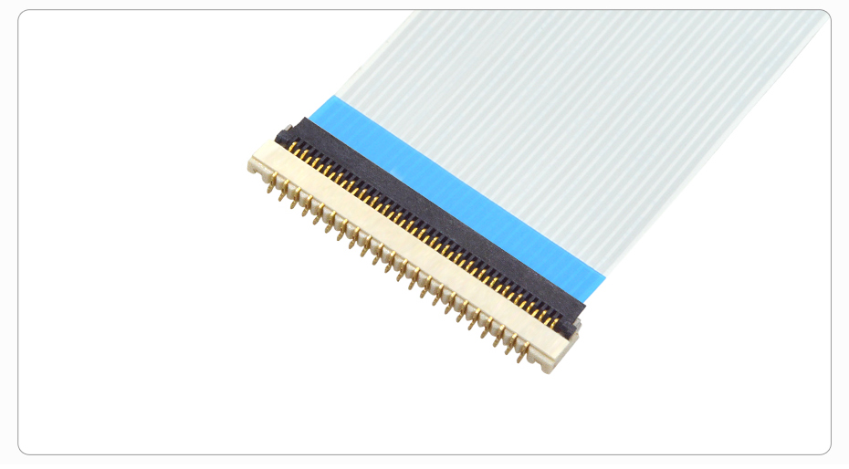 FFC/91香蕉视频官网下载 0.3mm 间距 1.0H 翻盖下接 镀金 9P~61P