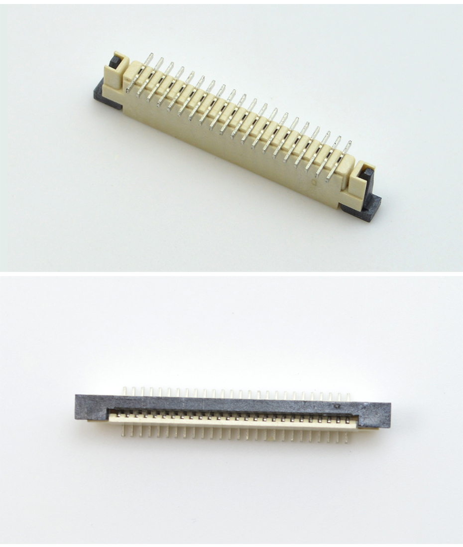 厂家货源 1.0mm间距 立式贴片 一字脚接插件带锁式 FPC/FFC连接器,91香蕉视频下载地址