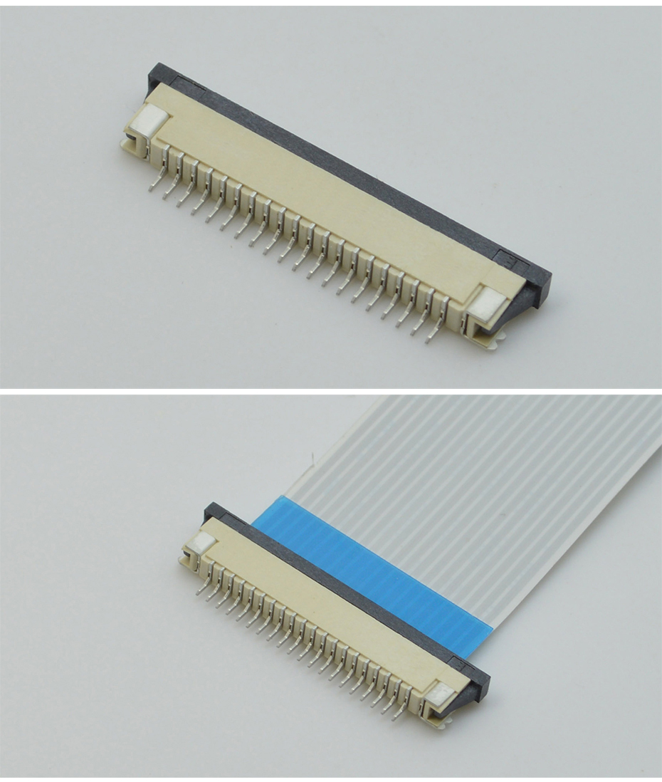 91香蕉视频官网下载 扁平软排线插座1.0MM 13P卧贴片下接抽屉式 可开票