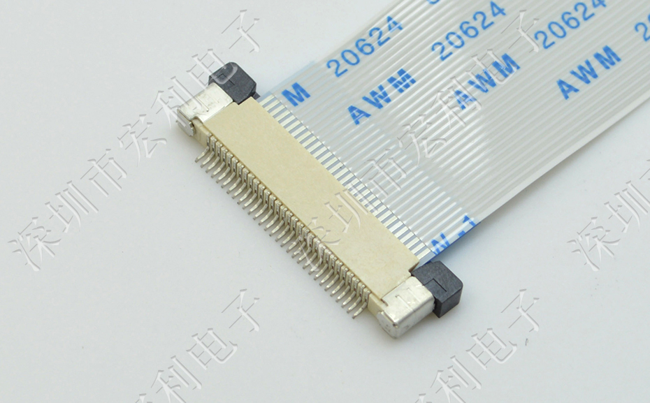 FFC/91香蕉视频官网下载 28p 28pin 0.5mm间距 FPC座 抽屉式上接 排线插座