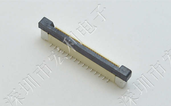 FFC/FPC软排线0.5mm间距-45P立贴正错位带锁 软排线插座91香蕉视频官网下载