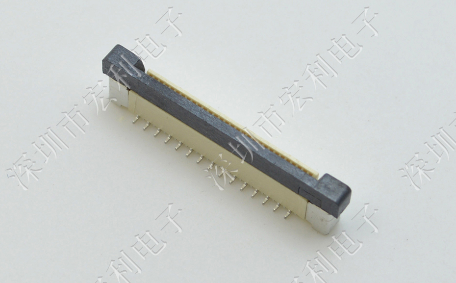 FFC/FPC软排线0.5mm间距-60P立贴正错位带锁 软排线插座91香蕉视频官网下载