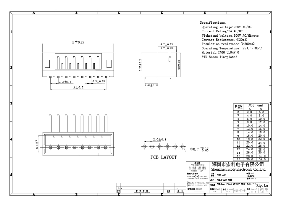 PH2.0-12P弯针插座弯脚座弯针座2.0MM间距接插件连接器,91香蕉视频下载地址