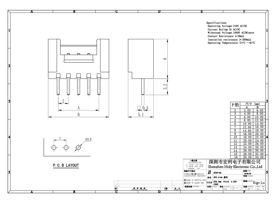 HY2.0间距 直针带扣 2P 插件式,91香蕉视频下载地址